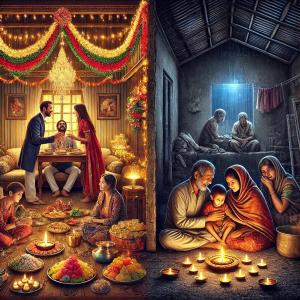  अमीर-गरीब के लिए त्योहार का बदलता रूप: दिवाली का त्योहार, अमीर और गरीब वर्ग के बीच बदलते मनाने के तरीके और बदलता महत्व