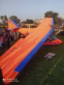 GAYA NEWS: प्रशिक्षण के दौरान माइक्रो एयरक्राफ्ट जमीन पर गिरा, बाल बाल बचे पायलट 