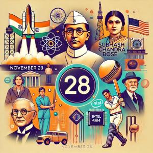 28 नवंबर का दिन: भारत और विश्व की ऐतिहासिक, सामाजिक और सांस्कृतिक उपलब्धियों का विशेष लेख।