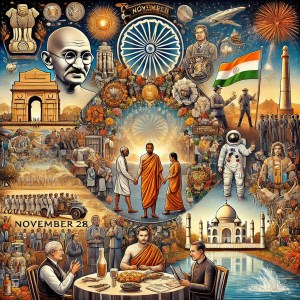 28 नवंबर का इतिहास: आज का दिन और उसकी ऐतिहासिक घटनाएं, प्रसिद्ध व्यक्तित्व, और सांस्कृतिक महत्व।