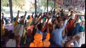 Hardoi News: Big announcement of angry farmers, will march on foot to Lucknow